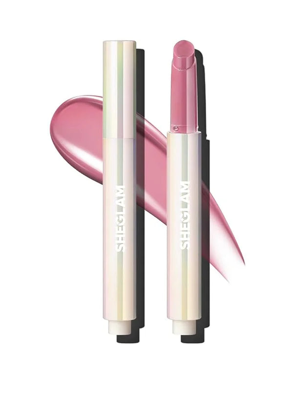 SHEGLAM PoutPerfect Moisturizing Solid Lip Gloss Non Sticky Lipstick with Coconut Oil - Makin' Me Blush - Product Image
