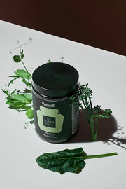 WelleCo The Super Elixir Daily Greens Powder, Probiotic Drink Mix with Whole Foods, Gluten Free, Vegan Gut Health Powder, ...