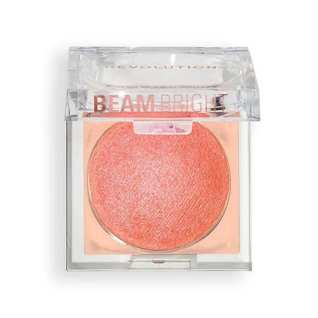 Revolution, Beam Bright Blush, Blendable & Buildable Face Powder Blush, Luminous Finish for Radiant Cheeks, Vegan & Cruelt...