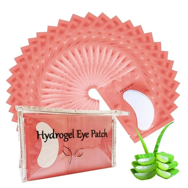 Under Eye Pads, Lint Free Lash Extension Eye Gel Patches for Beauty Salon False Eyelash Extensions Grafting, Hydrogel Eye ...