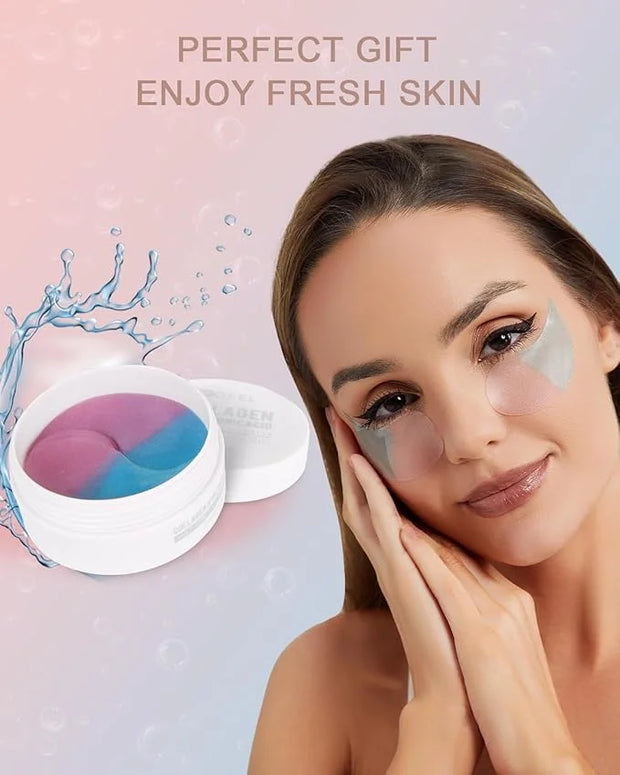 Under Eye Patches for Puffy Eyes and Dark Circles Hydrating Eye Mask with Collagen Eye Gel Pads Reduce Wrinkles Skin Treat...