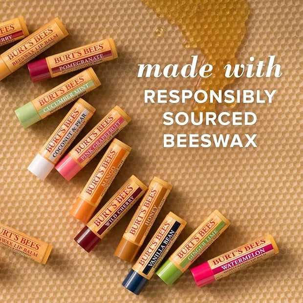 Burt's Bees Lip Balm - Mango, Lip Moisturizer With Responsibly Sourced Beeswax, Tint-Free, Natural Origin Conditioning Tre...