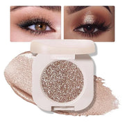 Monochrome Glitter Eyeshadow - Nude Gold Brown Shimmer Eye Shadow, Talc-Free, Paraben-Free, Cruelty-Free, Long-Lasting Sin...