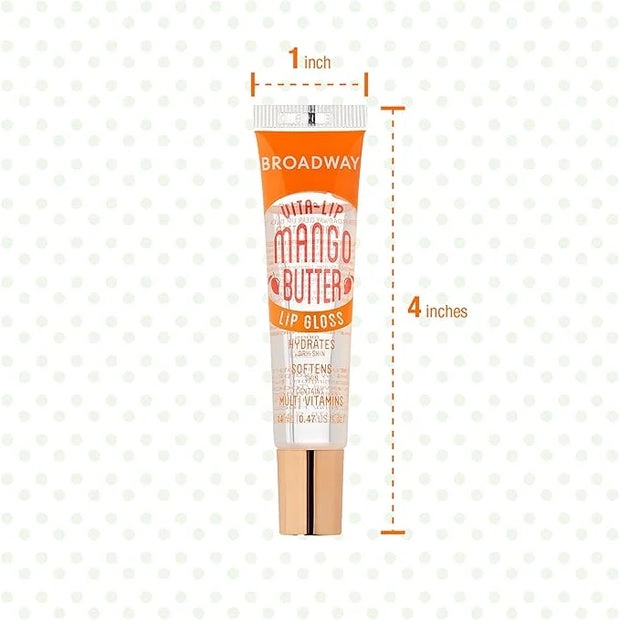 Ruby Kisses Broadway Vita-Lip Clear Lip Gloss (10 Pack), Ultra-Hydrating & Soothing Formula with Vitamins, High-Shine Non-...