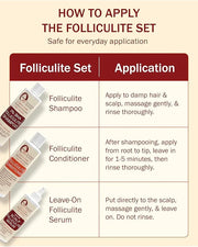 3% BHA Folliculitis Shampoo and Conditioner for Women & Men - Made with Salicylic Acid & Tea Tree Oil - Flakes Shampoo & D...