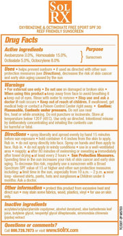 SolRX SPORT SPRAY SPF 30 Sunscreen Spray SPF30, Fragrance Free, Reef Safe Sunscreen, Broad Spectrum Sunscreen for Face and...