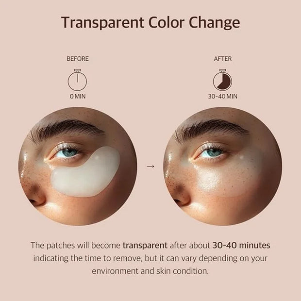 BRIGHT & GLOW REFRESHING HYDROGEL EYE PATCH (7 pairs) - Product Image