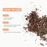 Soft Brow Define & Fill Powder Duo, Includes Dual ended Brush, Vegan and Cruelty Free (Brunette) - Product Image