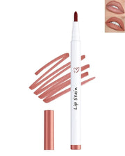 Lip Stain Marker Pen, Nude Brown Lip Liner Longlasting