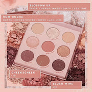 ColourPop Blush Crush Eyeshadow Palette - Brown, Gold & Pink Shadow Palette with Metallic and Matte Finishes - High-Pigmen...