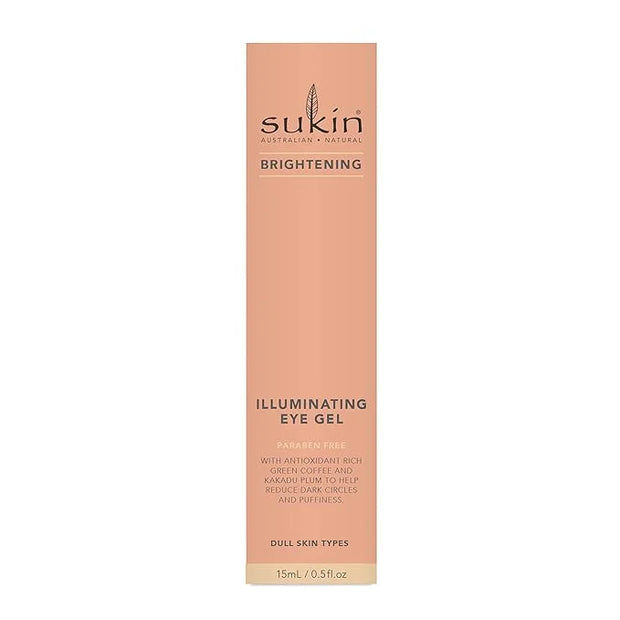 Sukin brightening illuminating eye gel