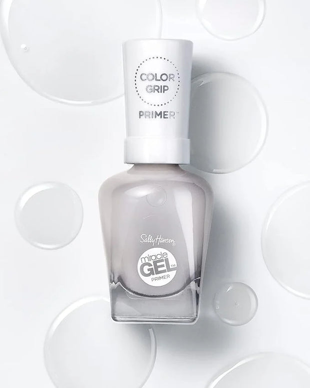 Sally Hansen Miracle Gel™, Color Grip Primer and Base Coat, Long Lasting, Gel-Like Formula, No UV Lamp Needed, Clear Nail ...