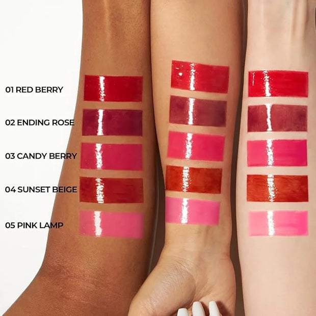 Pudding Glow Korean Lip Tint | Natural Lip Stain | Gloss to Stain | Long-Lasting & Non-Sticky | Lightweight Lip Tint 0.14 ...