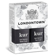 LONDONTOWN kur Gel Genius Gel-Like Set, Top Coat & Base Coat Set For Long Lasting Manicure - Product Image