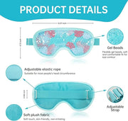 Cooling Eye Mask Cold Eye Compress Mask for Puffy Eyes, Reusable Eye Ice Pack Gel Ice Eye Mask for Tired Eyes, Eyes Surger...