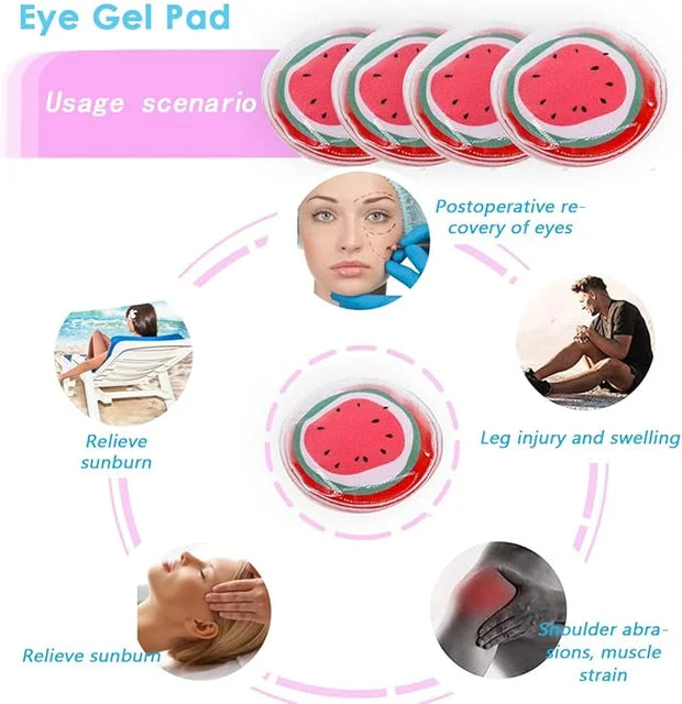 Reusable Eye Gel Pad, Eye Cream Ice Bag, Gel Eye Mask, Alleviate Eye Fatigue, Cool Eye Mask, Hot Compress and Cold Compres...