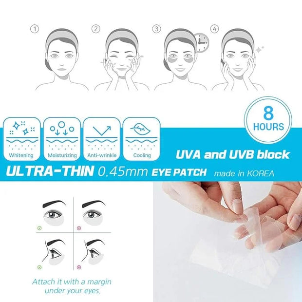 Volver skin Outdoor Eye Patches, Under Eye Mask, For Anti-Wrinkle Pads For Fine Lines and Wrinkles, UVA, UVB blocking func...