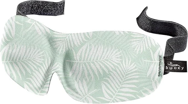 Bucky 40 Blinks No Pressure Printed Eye Mask for Travel & Sleep, Palm Leaf, One Size - Product Image
