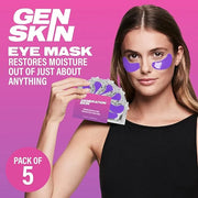 Eye Patches for Dark Circles and Puffiness, Under Eye Mask with Hyaluronic Acid and Kakadu Plum, Vegan and Cruelty-Free Un...