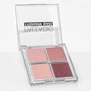 Palladio Eyeshadow Quads Velvety Pigmented Blendable Matte, Metallic & Shimmer Finishes, Creamy Formula, Four Way Quad Eye...