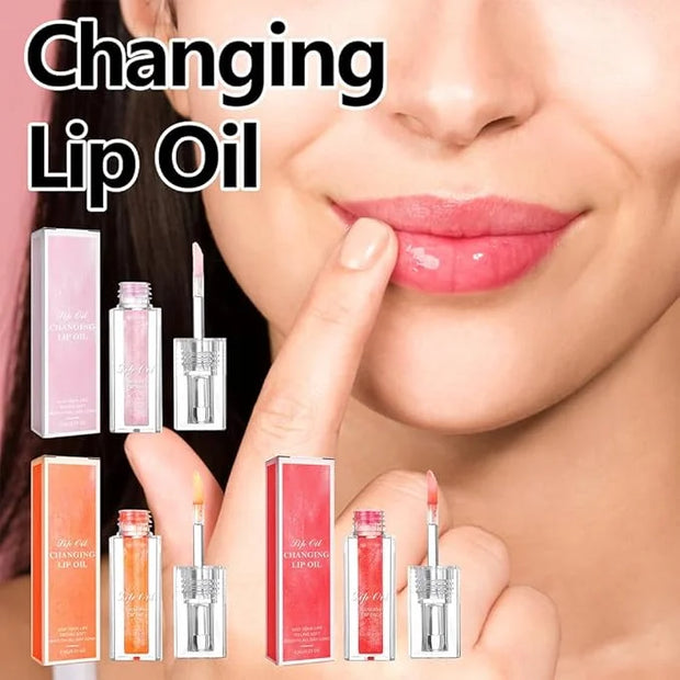 Bossup Color Changing Lip Oil V2,Magic Color Changing Lip Oil,Boss Up Color Changing Lip Gloss, Warm Change Moisturizing,L...