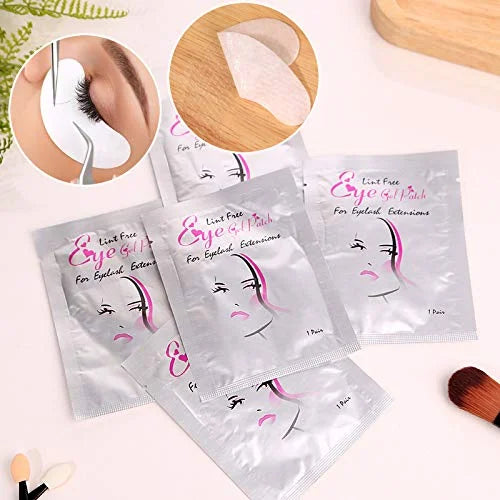 50 Pairs Eyelash Extension Under Eye Gel Pads Lint Free Eye Gel Pads for Eyelash Extension Supplies Beauty Makeup Eye Mask...