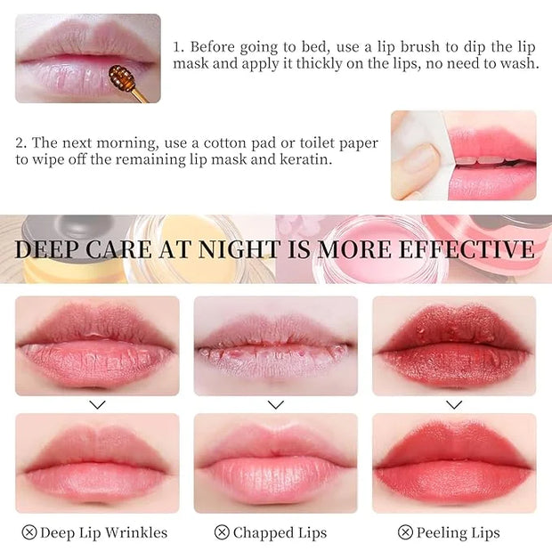 2 PCS Bee Honey Lip Balm