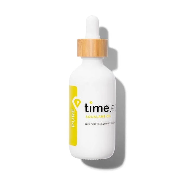 Timeless Skin Care Squalane Oil 100% Pure - Plant-Based Face Oil - Fragrance-Free - For Dry Skin - Moisturizing - 2 oz - P...