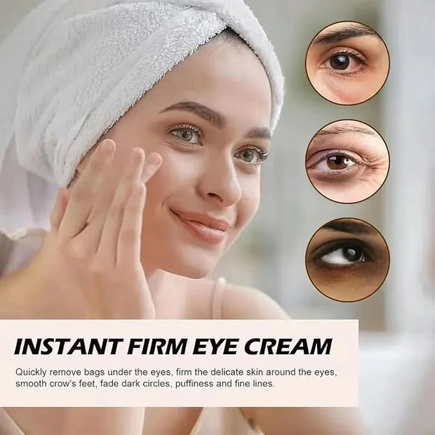 West Month Firming Eye Cream, Moisturizing Hydrating Eye Cream Area Anti Aging Fine Lines for Dark Circles, Crow's Feet, M...