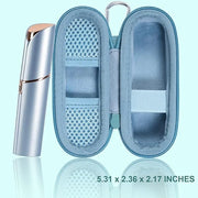 co2CREA Hard Case and Replacement Head Compatible with Finishing Touch Flawless Facial Hair Remover Electric Face Razor Wo...