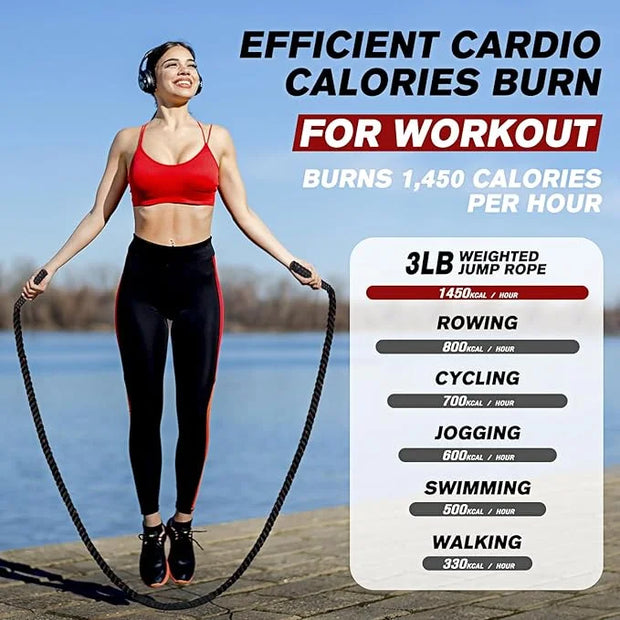 Jump Rope, Weighted Jump Rope for Women, Adult - Product Image