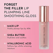 Women's Forget The Filler Lip Plumper Line Gloss, Nudie, Pink, 0.11 Fl Oz (Pack of 1) - Product Image