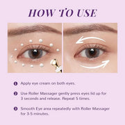 ANAI RUI Caffeine Bakuchiol Firming Eye Cream, Retinol & Peptide Eye Cream for Dark Circles, Puffiness, Wrinkles, Bakuchio...