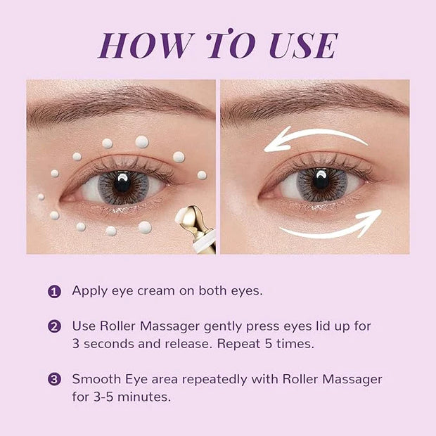 ANAI RUI Caffeine Bakuchiol Firming Eye Cream, Retinol & Peptide Eye Cream for Dark Circles, Puffiness, Wrinkles, Bakuchio...