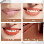 Mistine Makeup Velvet Lip Gloss Matte Lip Cream Liquid Lipstick Softening with Hyaluronic Acid Lip Tint, Non-Sticky Lightw...