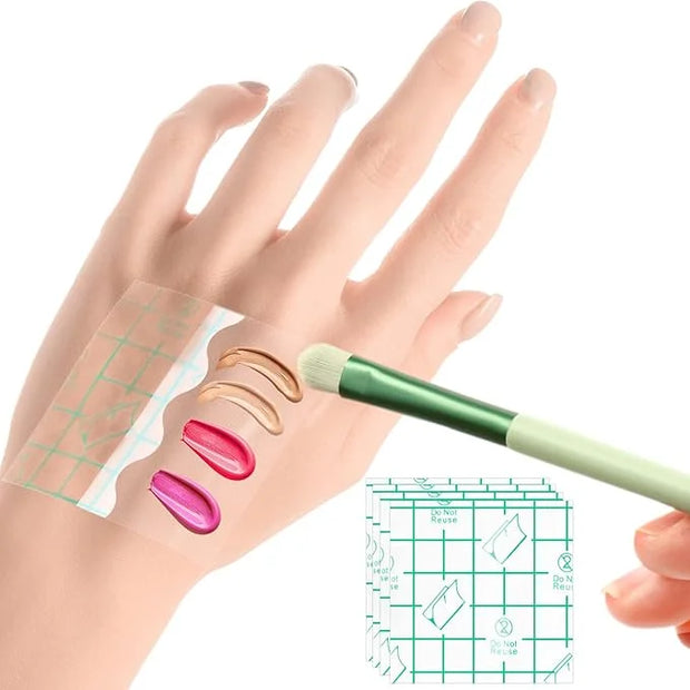 50 Pieces Hand Palette, Single Use Makeup Hand