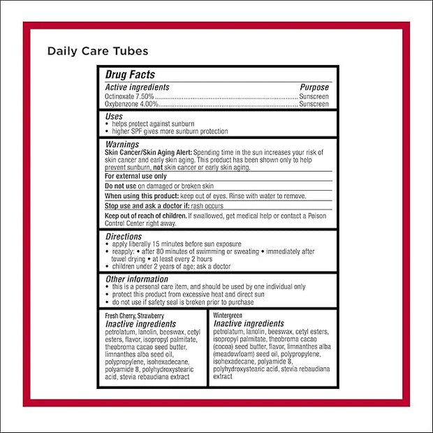 Carmex Daily Care Moisturizing Lip Balm Pack, SPF 15, Multi-Flavor Lip Care Variety Pack Bag, 9 Count (3 Tubes, 6 Sticks) ...