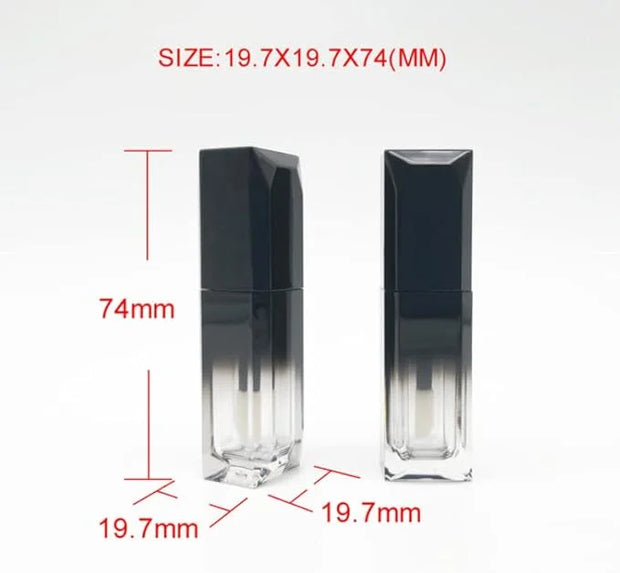 HLLMX 3PCS 5ml Lip Gloss Tube Plastic Vials Empty Refillable Lip Balm Bottles Container Lip Glaze Tube DIY Makeup Liquid L...