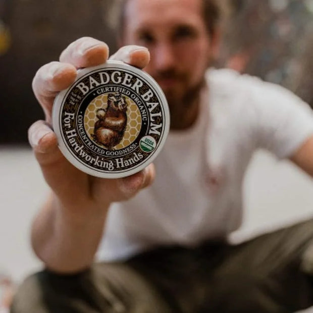 Badger - Hardworking Hands Healing Balm, Aloe Vera & Wintergreen, Working Hand Balm, for Dry Hands, Hand Moisturizer, Cert...