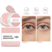 4 Colors Under Eye Brightener, Conceal & Brighten Dark Circles, Nourishing Waterproof Under Eye Cream Pot Concealer Full C...