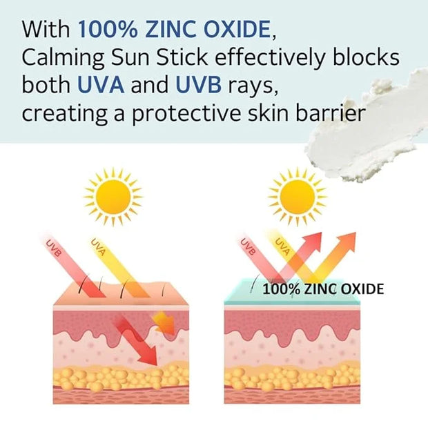 MAKEP:REM [make p:rem] UV defense me. Calming sun stick SPF 50 | non-nano zinc oxide physical sunscreen for face | UVA/UVB...