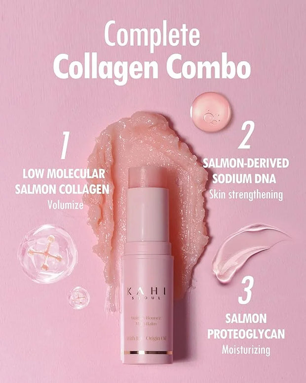 KAHI Wrinkle Bounce Multi Balm Stick | PDRN Collagen Wrinkle Stick | Korean Skin Care |All-in-One Hydrating Lip Balm Eye C...