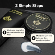 Acne System for Men and Boys, Face Wash, Moisturizer, Pimple Patches, Shield Men's Skin Care Set (1 Month) - Product Image