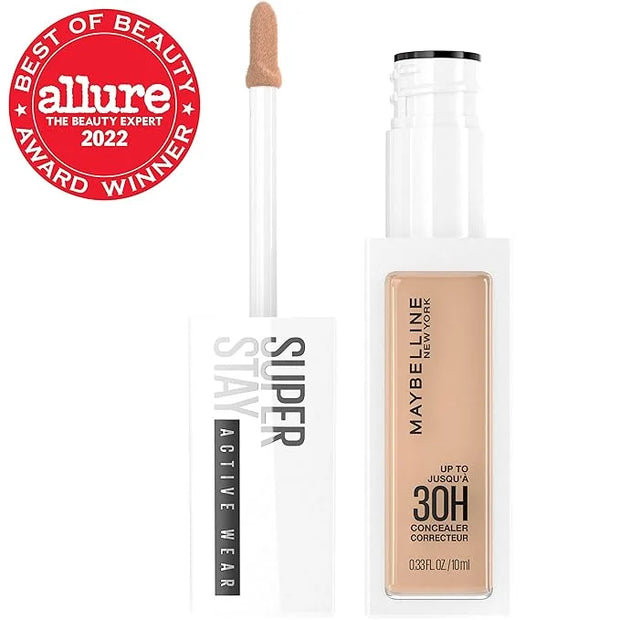 Maybelline Super Stay Liquid Concealer Makeup, Full Coverage Concealer, Up to 30 Hour Wear, Transfer Resistant, Natural Ma...