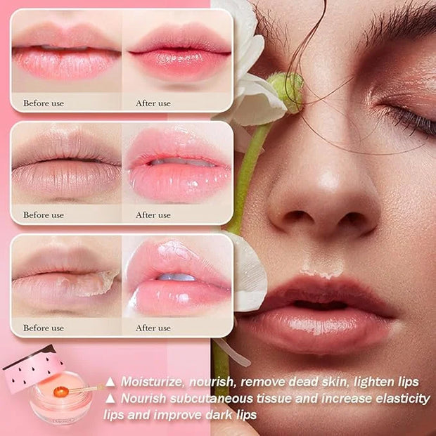 Watermelon Lip Balm, Honey Strawberry Apple (Watermelon）