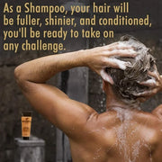Woody's Hair and Body Wash for Men – 2-in-1 Sulfate-Free Cleanser & Body Wash, Deep Cleansing, Hydrating, Fresh Scent, 10 ...