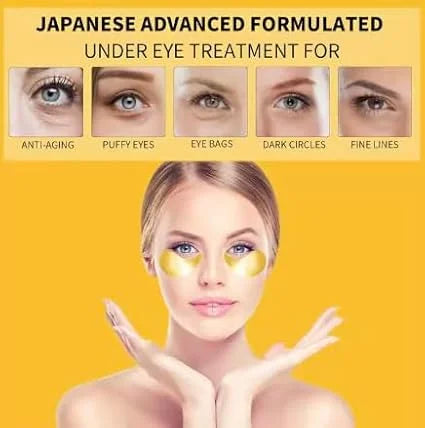 eye mask, collagen skin care products, eye patches for puffy eyes, eye masks for dark circles and puffiness, and 24k gold ...