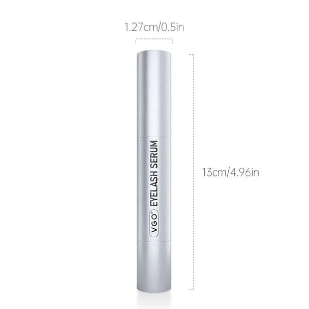 VGO Eyelash Serum - Lash Serum for Eyelash Growth, Clear Effect for Thicker, Longer Lashes with Natural Ingredients - Safe...