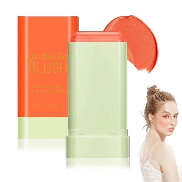 Blush Cream for Cheeks,Face Matte Contour Blush Makeup,Buildable Shimmer Facial Cheek Blusher Shades,Blendable Cosmetic Ma...