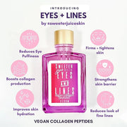| Eyes + Lines Vegan Collagen Peptides Serum | 5 Peptides | Reduces Wrinkles & Dark Circles | Niacinamide, Hyaluronic Acid...